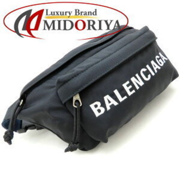 Balenciaga Black Belt Canvas Bag Wheel Nylon - Picture 1 of 9